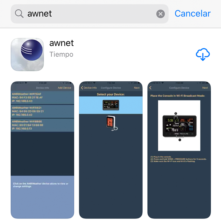 AWNET App